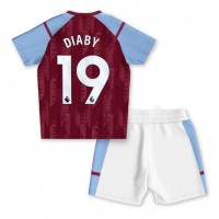 Aston Villa Moussa Diaby #19 Hemmadräkt Barn 2023-24 Kortärmad (+ Korta byxor)